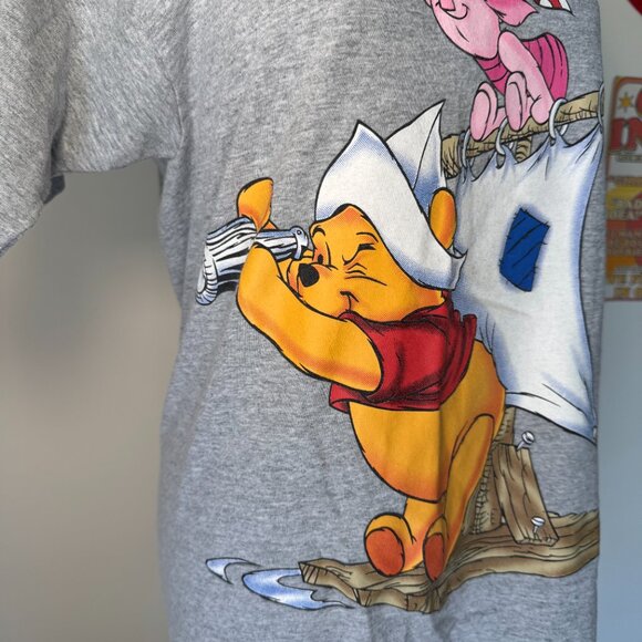 Disney Winnie the Pooh and Piglet Graphic T Shirt - Picture 9 of 12